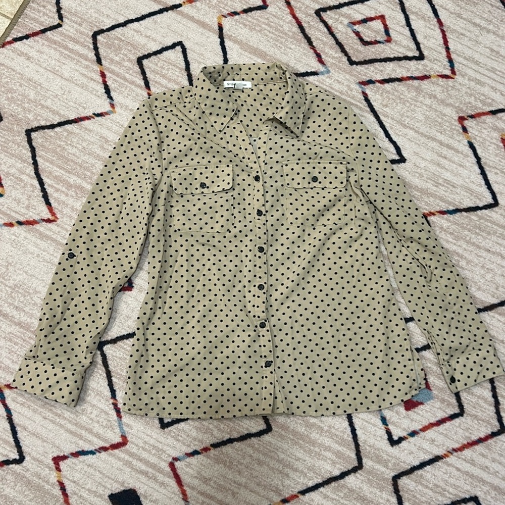 Tan Blouse